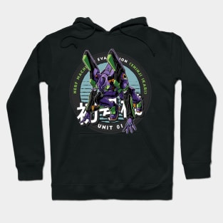 Evangelion Unit 01 Badge Hoodie